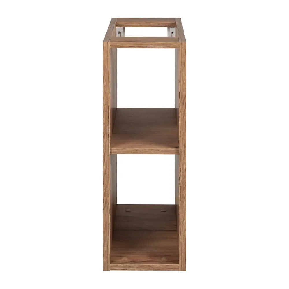 3xE Living Etagère de salle de bain, Noir Mat, 20 x 57 x 46 cm