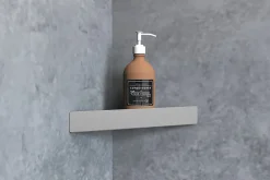 Rea ETAGÈRE DE SALLE DE BAIN SF07 BRUSH STEEL