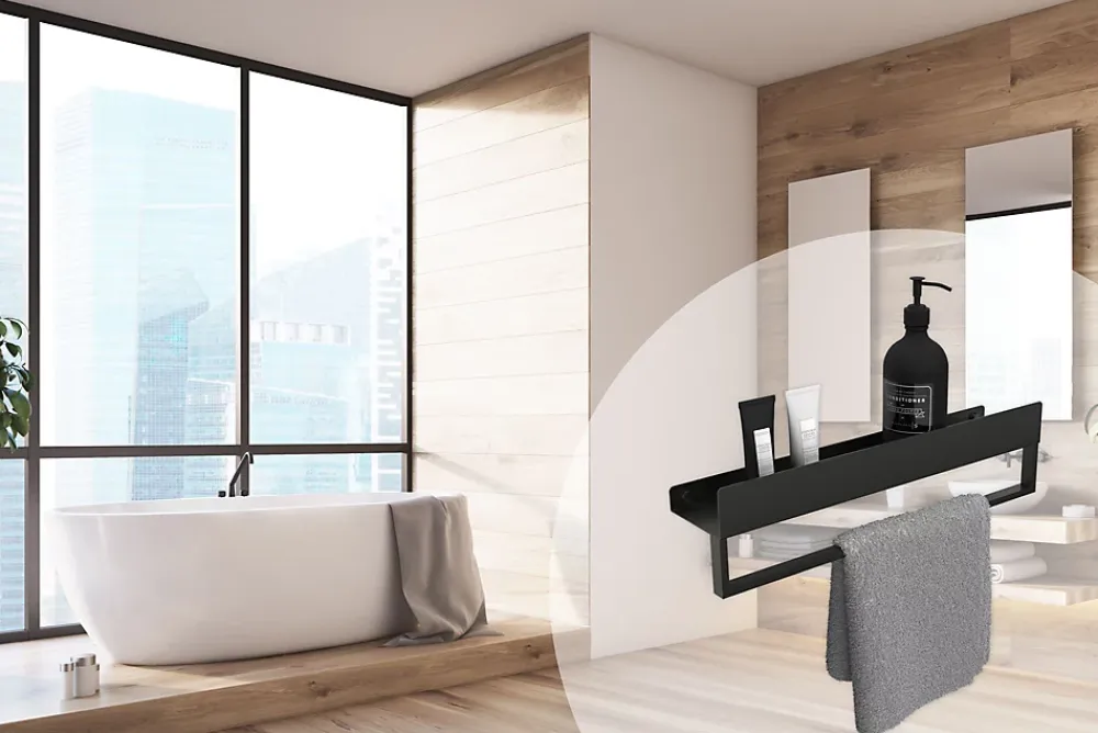 Rea ETAGÈRE DE SALLE DE BAIN SF01-450-B BLACK
