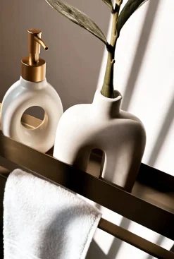 Etagère Salle De Bains|Rea ETAGÈRE DE SALLE DE BAIN SF01-600-BG BRUSH GOLD