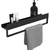 Meuble De Salle De Bains Faible Profondeur|Etagère Salle De Bains|Rea ETAGÈRE DE SALLE DE BAIN SF01-600-B BLACK