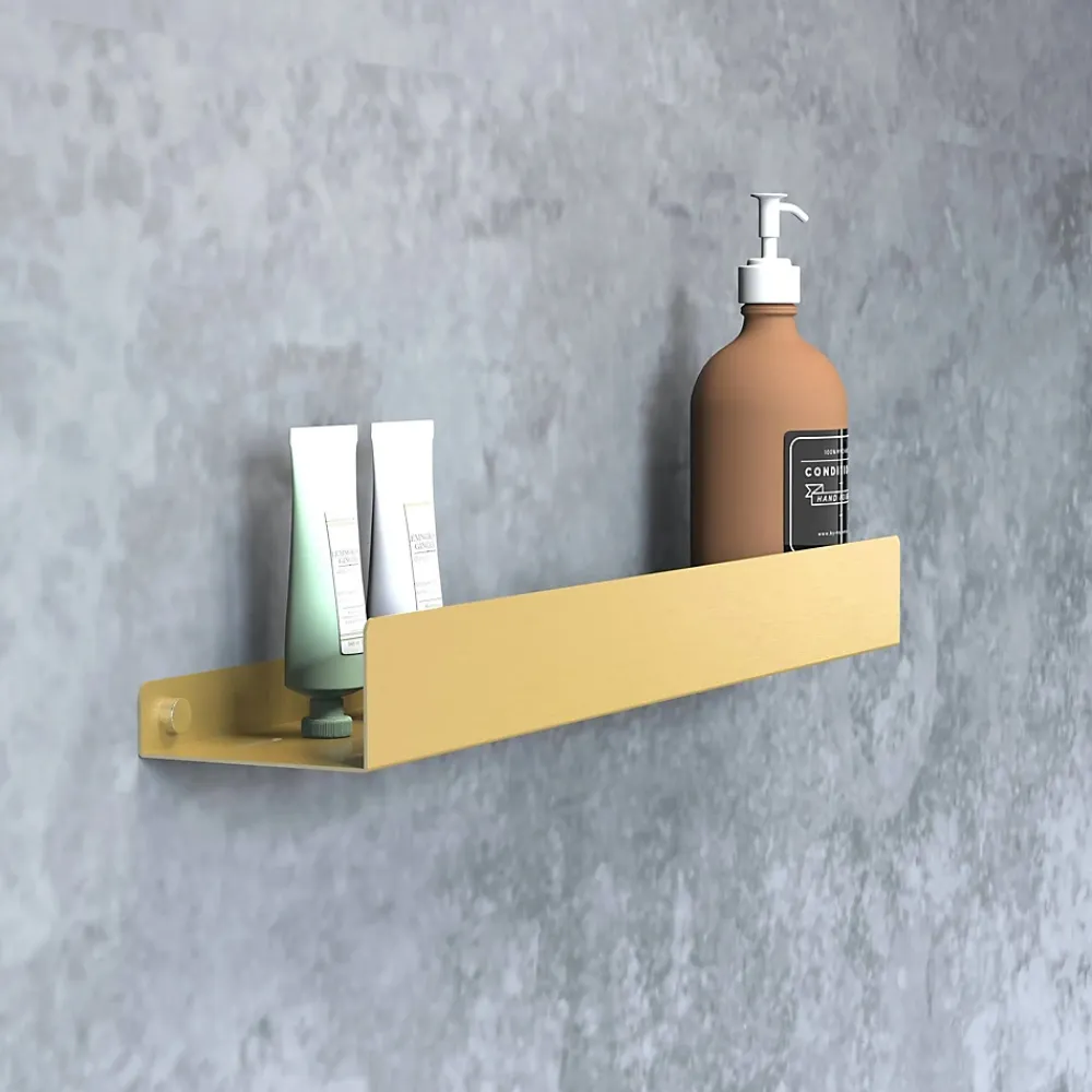 Rea ETAGÈRE DE SALLE DE BAIN SF04-600-BG BRUSH GOLD