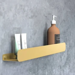 Etagère Salle De Bains|Rea ETAGÈRE DE SALLE DE BAIN SF03-450-BG BRUSH GOLD