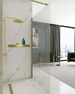 Rea ETAGÈRE DE SALLE DE BAIN SF03-600-BG BRUSH GOLD