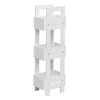 Etagère Salle De Bains|Mobili Rebecca Etagère de Salle de Bains en MDF Blanc Moderne 88x28x20 cm Rebecca Mobili