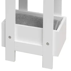 Etagère Salle De Bains|Mobili Rebecca Etagère de Salle de Bains en MDF Blanc Moderne 88x28x20 cm Rebecca Mobili