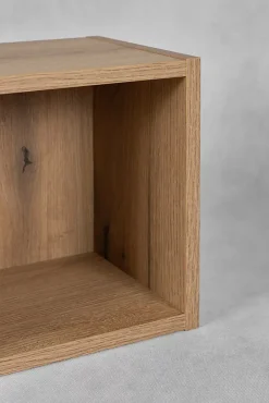 Etagère Salle De Bains|Furnidea Etagère haut de salle de bain suspendue NOVA OAK 27 x 28 cm