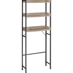 Etagère Salle De Bains|Calicosy Etagère pont WC avec 3 étagères - L63 cm