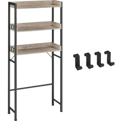 Etagère Salle De Bains|Calicosy Etagère pont WC avec 3 étagères - L63 cm