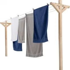 Etendoir À Linge|IDMarket Etendoir à linge extérieur MADERA capacité 12M en bois