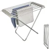 Sèche-Serviettes Électrique|Fishtec Etendoir à Linge 8 Barres + 220 V