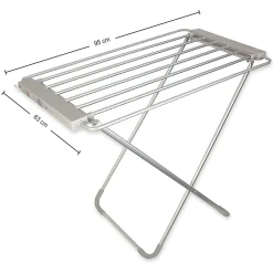 Sèche-Serviettes Électrique|Fishtec Etendoir à Linge 8 Barres + 220 V