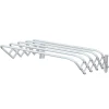 Etendoir à linge mural pliable blanc 5 m