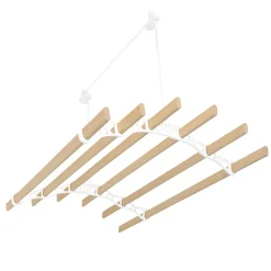 Etendoir À Linge|MonsterShop Etendoir à Linge Suspendu de 0,9 Mètre - Blanc