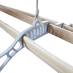 Etendoir À Linge|MonsterShop Etendoir à Linge Suspendu - Blanc- 2.4m