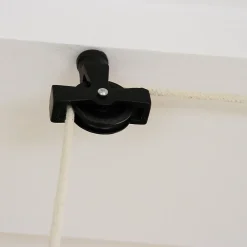 MonsterShop Etendoir à Linge Suspendu - Noir - 2m