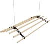 Etendoir À Linge|MonsterShop Etendoir à Linge Suspendu - Noir- 1.8m