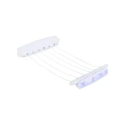 MSV Etendoir et porte vêtements 6 Fils 21M Blanc