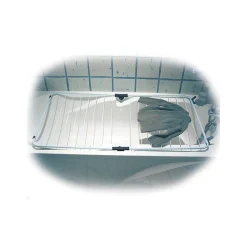Etendoir À Linge|MSV Etendoir pour baignoire 10M Acier Blanc