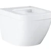 Wc Suspendu|Grohe Euro Ceramic Cuvette WC suspendue compact Triple Vortex, blanc alpin (39206000)