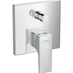 Hansgrohe Façade mitigeur bain douche encastré 2 sorties Metropol chromé