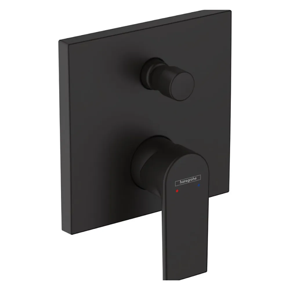 Hansgrohe Façade mitigeur mécanique encastré Vernis Shape Noir mat