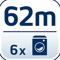 Leifheit Fil à linge universel 62 m bleu