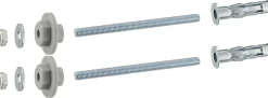 Lavabo|RT Fixation pour lavabo mur placo plâtre 8 x 120 mm