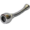 Noyon & Thiebault Flexible brise jet avec aérateur 2 jets Femelle 22 x 100 Noyon et Thiebault chromé et noir