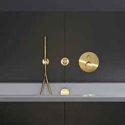 Duravit Flexible de douche 1,60M doré poli