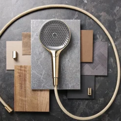 Pommeau De Douche, Flexible Et Barre De Douche|Hansgrohe Flexible de douche Designflex 160 cm bronze brossé