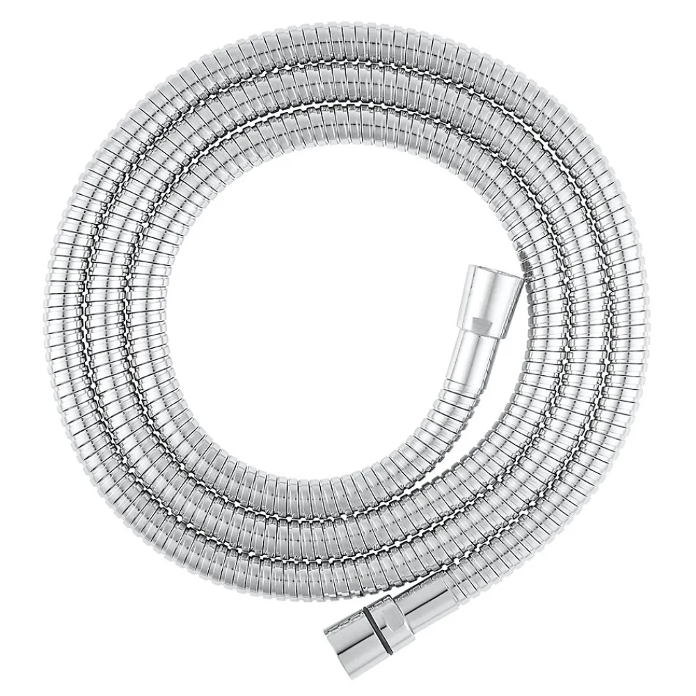 GoodHome Flexible de douche laiton chromé 2 m