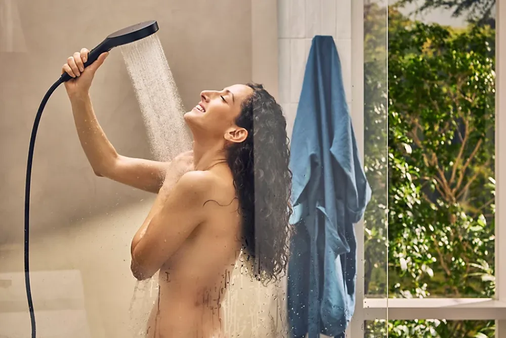 Hansgrohe Flexible de douche 2m anti-torsion noir mat DesignFlex