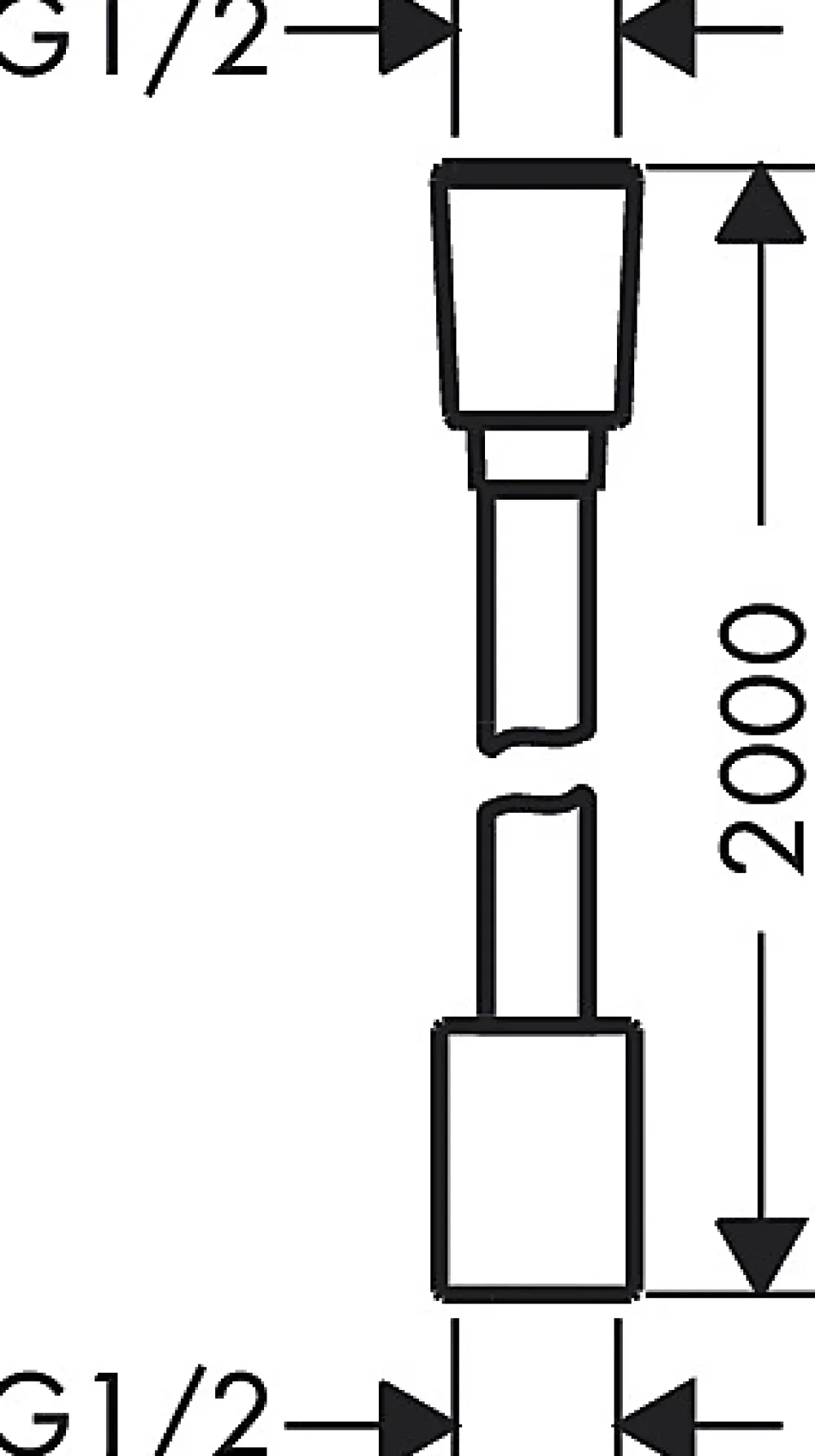 Pommeau De Douche, Flexible Et Barre De Douche|Hansgrohe Flexible de douche 2m anti-torsion chrome DesignFlex