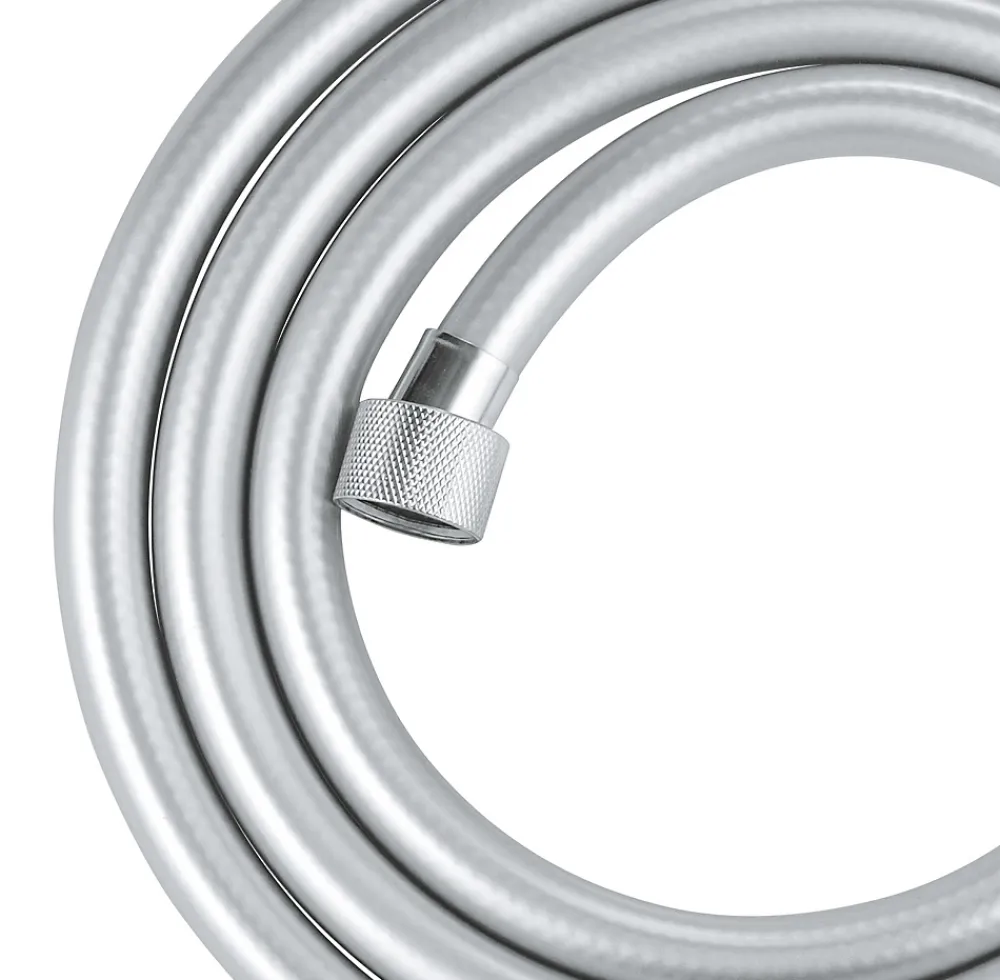 Pommeau De Douche, Flexible Et Barre De Douche|Grohe Flexible de douche 1,75m anti-torsion chrome, Quickfix