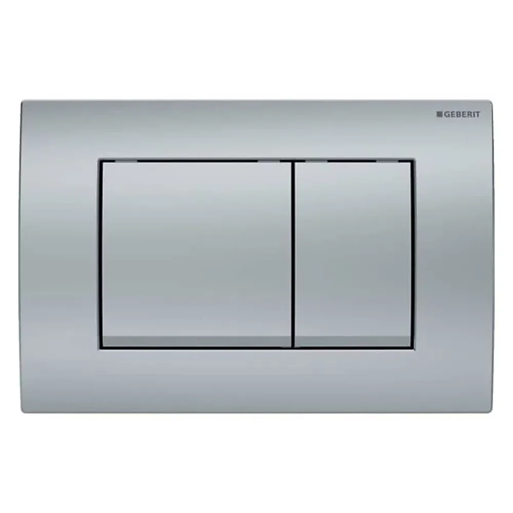 Geberit Delta30 plaque de déclenchement double touche, chrome mat (115.137.46.1)