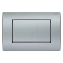 Geberit Delta30 plaque de déclenchement double touche, chrome mat (115.137.46.1)