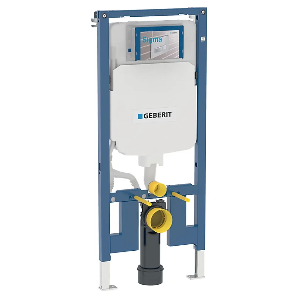 Geberit Duofix Bâti-support extra-plat 114 cm UP720, gain de place, avec réservoir à encastrer Sigma 8 cm (111.796.00.1)