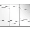 Miroir Simple|Autres Grand miroir mural décoratif rectangulaire design 96 x 72 cm