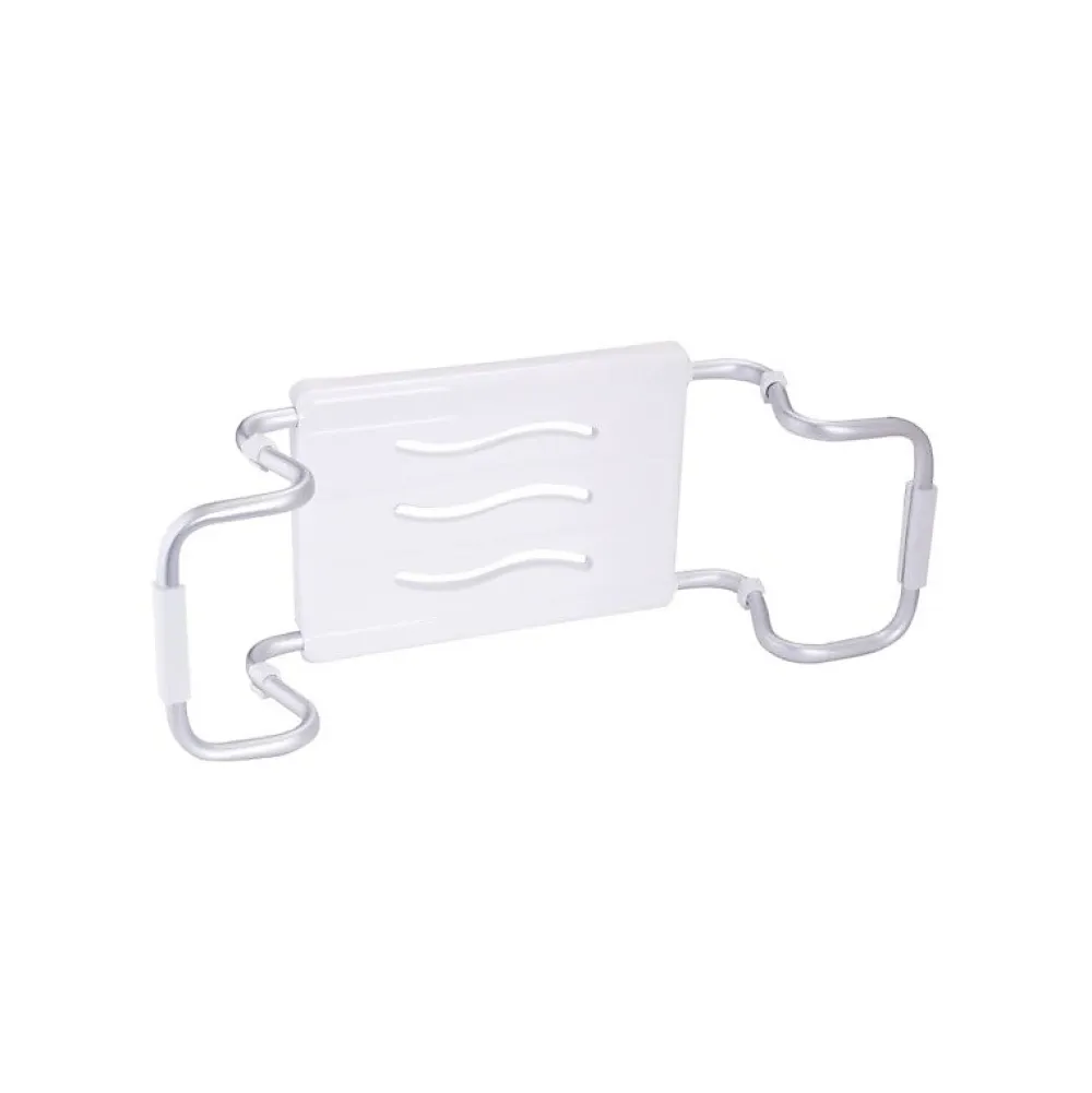 Siège De Douche|MSV Grand siège de baignoire extensible 5070cm Blanc Max 120kg