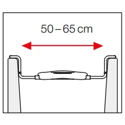 Siège De Douche|Spirella Grand siège télescopique de baignoire inoxydable Blanc