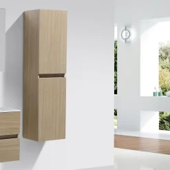 Stano Grande armoire de rangement SIENA hauteur 150 cm chêne clair
