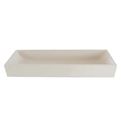 Vasque À Poser|Berah Getah Grande vasque en béton beige 100 cm