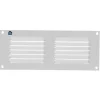 Renson Grille à persienne 436 largeur 250mm hauteur 100mm époxy blanc RAL 9010 - - 10867