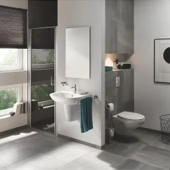 Wc Suspendu|Grohe - Cuvette WC suspendue Bau Ceramic - Porcelaine vitrifiée - Rimless - Chasse 3 6 litres