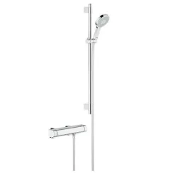 GROHE - Mitigeur thermostatique 1/2" Grohtherm 2000 avec ensemble de douche 4 jets