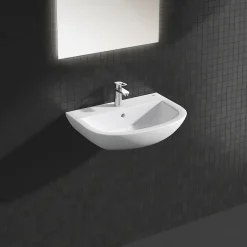 Lavabo|Grohe Bau Ceramic Lavabo suspendu 60 cm Blanc alpin 39421000
