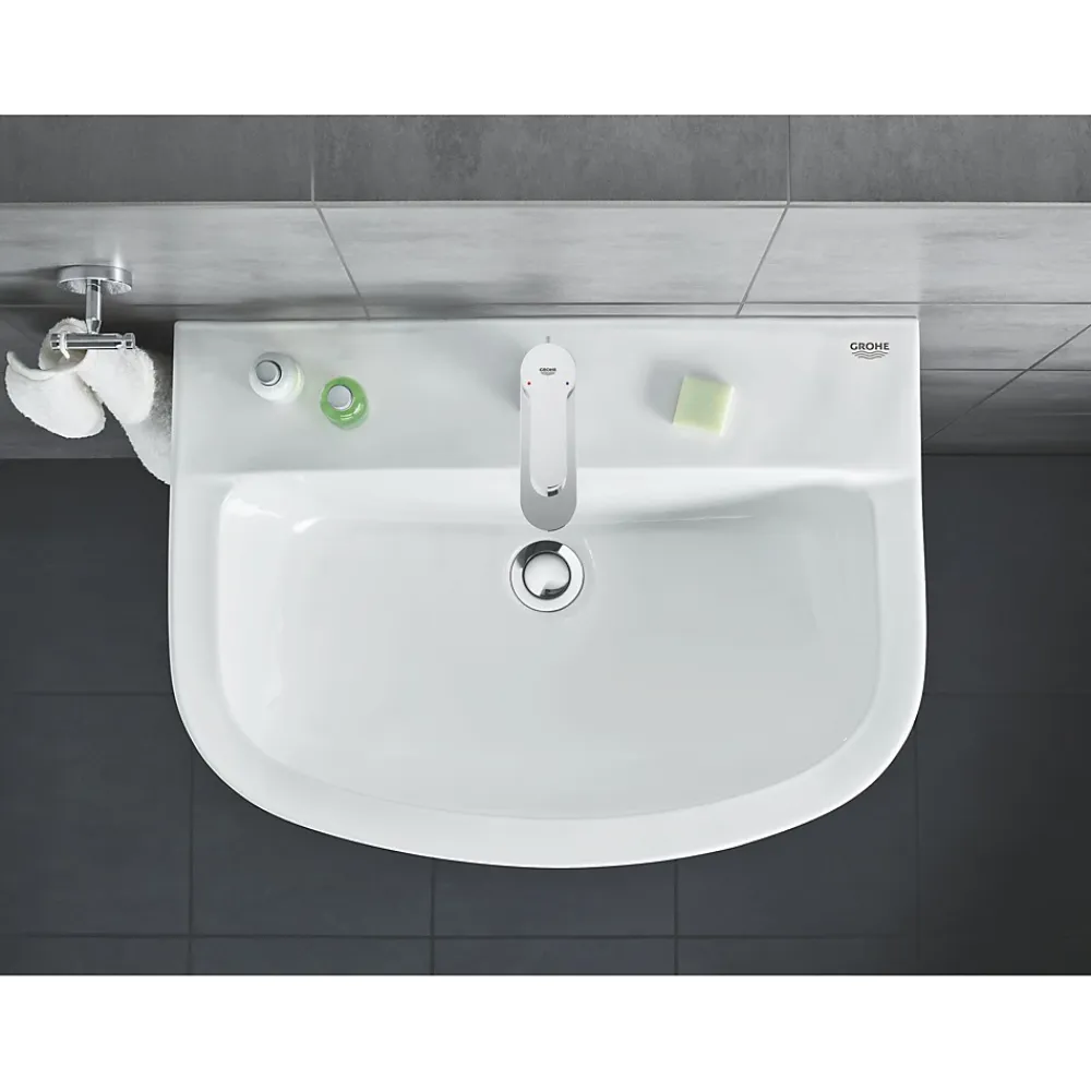 Lavabo|Grohe Bau Ceramic Lavabo suspendu 60 cm Blanc alpin 39421000
