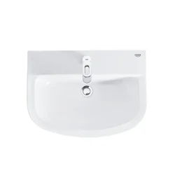 Lavabo|Grohe Bau Ceramic Lavabo suspendu 60 cm Blanc alpin 39421000