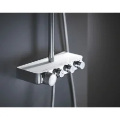 Grohe Colonne de douche XXL thermostatique Euphoria SmartControl System 310 Blanc/chromé 26507LS0